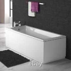 Bathroom Bath Bathtub Single Ended Square Tub White 1800 x 800mm Bathtub Acrylic