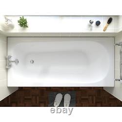 Bathroom Bath Standard Single Ended Round 1700 x 700mm Bathtub Acrylic