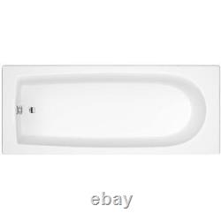 Bathroom Bath Standard Single Ended Round 1700 x 700mm Bathtub Acrylic