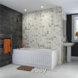 Bathroom Suite 3 Piece Single Ended 1700 Bath WC Basin Wash Sink Basin Toilet