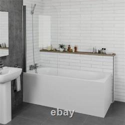 Bathroom Suite Single Ended Bath Close Coupled Toilet WC Vanity Unit Basin Sink