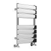 Chrome Designer Flat Panel Heated Towel Rails Bathroom Ladder Radiator Rads