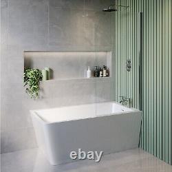 Freestanding Shower Bath Single Ended Right Hand Corner wit BUN/KONARH1500/89257