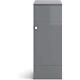 Grey Bathroom Cabinet Gloss Unit Storage Cupboard Single Door Modern 300mm