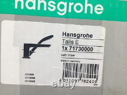 Hansgrohe 71730000 Talis E 3-hole Rim-mounted Single Lever Bath Mixer, Chrome
