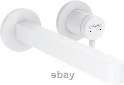 Hansgrohe 76050700 Finoris Single Lever Wall-mounted Basin Mixer, 22,8cm, White