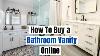 How To Buy A Bathroom Vanity Online Modern Bathroom Vanity Ideas