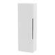 Hudson Reed Bathroom 1200mm Wall Mounted Fluted Tall Unit White Single Door Unit