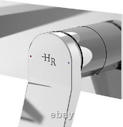 Hudson Reed SOA328 Soar Modern Bathroom Wall Plated Mounted Single Lever Handle
