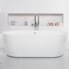 Modern Bathroom Single Double Ended Bath White Traditional Acrylic Bath Tubs