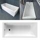 Nuie 1700 x 700mm Thin Edge Straight Single Ended Acrylic Bath Modern Bathroom