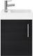 Nuie Modern Bathroom Single Soft Close Door Wall Hung Vanity Unit with 1 Tap Ho