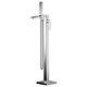 Nuie Windon Freestanding Bath Shower Mixer Tap with Shower Kit Chrome