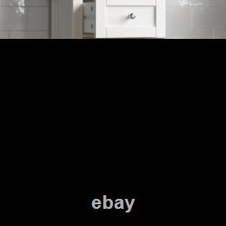 Priano Bathroom Cabinet Single Double Wall Mounted Mirrored Drawer Tall Storage