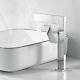Square Brass Waterfall Bathroom Single Lever Hole Monobloc Basin Sink Mixer Tap