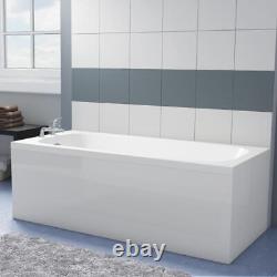 Standard Single Ended Classic Acrylic Bath Square No Tap Holes Modern All Sizes